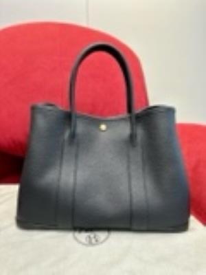 wholesale quality hermes garden party 36 clemence 89 noir ghw